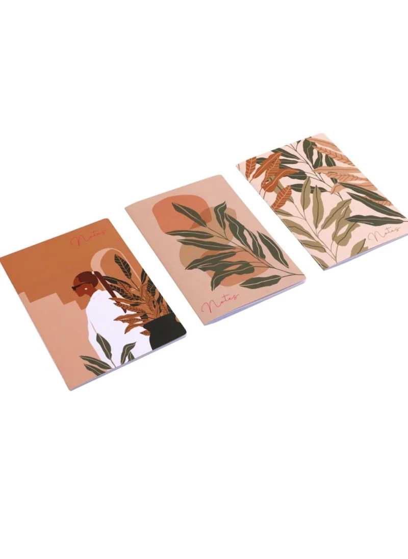 Prickly Pear Set Of 3 B5 Boho Retreat Notebooks