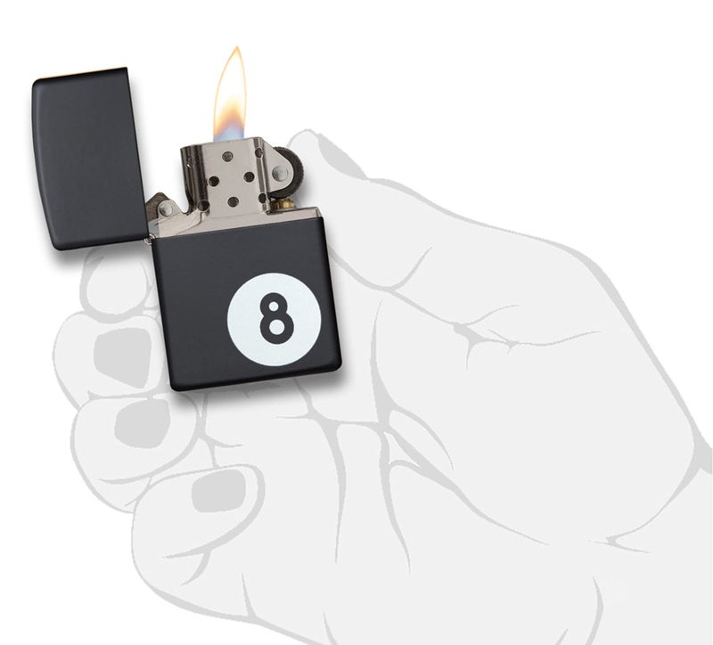 Zippo 8-Ball Windproof Pocket Fuel Lighter, BIS Certified - Image 5