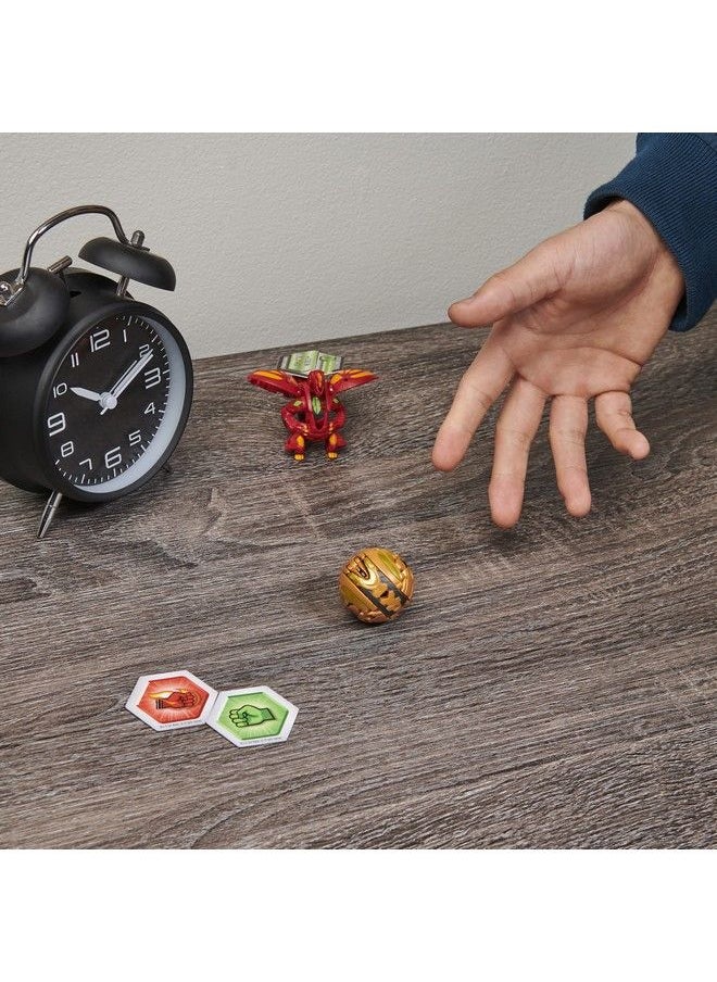 BAKUGAN - ألترا، فينيكا، شخصية جيوجان رايزنج القابلة للتجميع وبطاقة التداول بطول 3 بوصات - Image 1