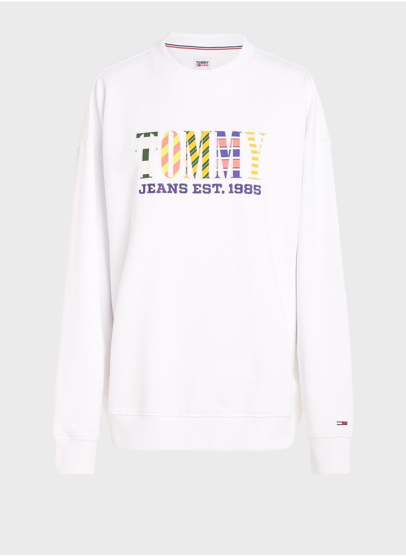 TOMMY JEANS - Logo Graphic Sweatshirt - Image 1