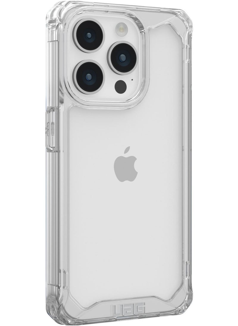 Urban Armor Gear - UAG Plyo for iPhone 15 Pro Case Cover [16 Feet Drop Tested] - Ice Clear - Image 1