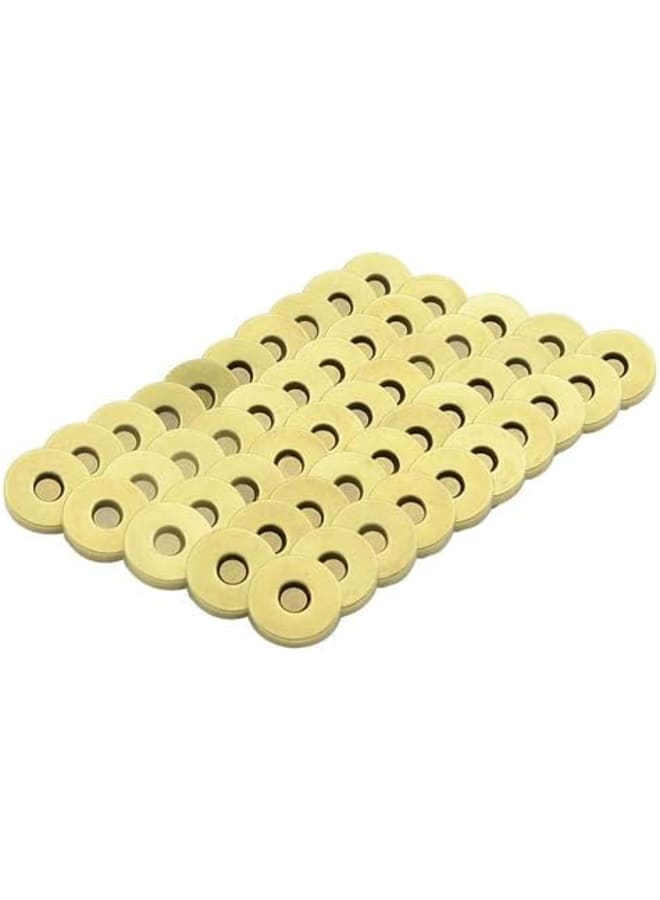 50 Sets 17mm Magnetic Buttons Magnetic Fasteners Magnetic Closures for Sewing Craft Leather Purses Bags Clothes (Bronze)  - Image 1