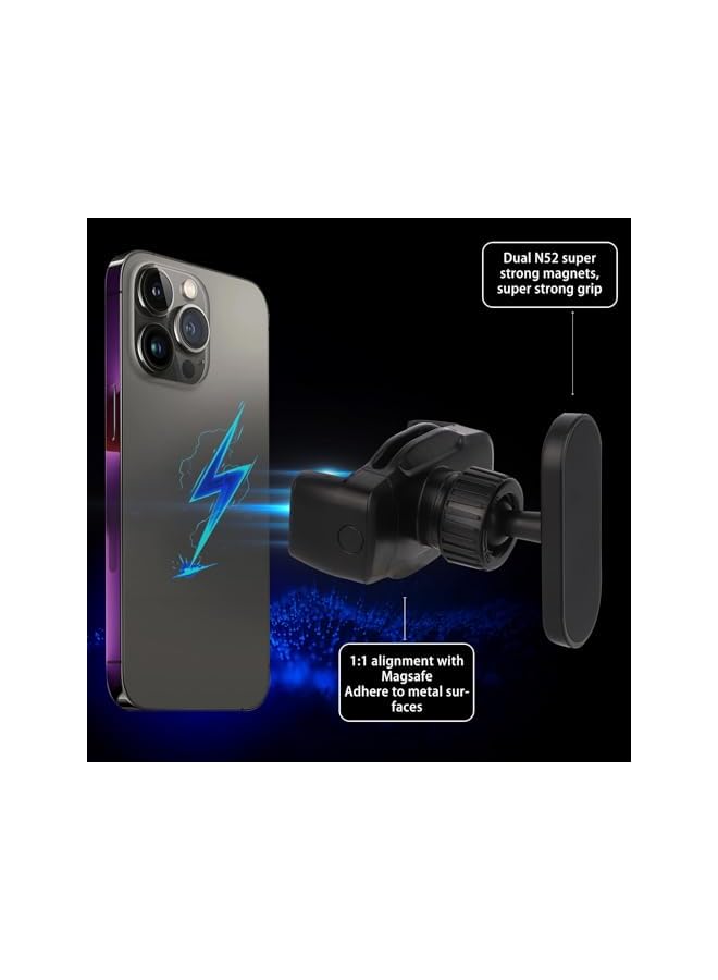 Green Tiger Magnetic Phone Holder for Gym, 360° Adjustable, Portable Phone Mount with Strong Magnet, Attaches to Metal Surfaces, Compatible with Most Phones for Hands-Free Workout and Video Viewing - Image 4