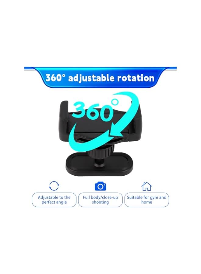 Green Tiger Magnetic Phone Holder for Gym, 360° Adjustable, Portable Phone Mount with Strong Magnet, Attaches to Metal Surfaces, Compatible with Most Phones for Hands-Free Workout and Video Viewing - Image 5