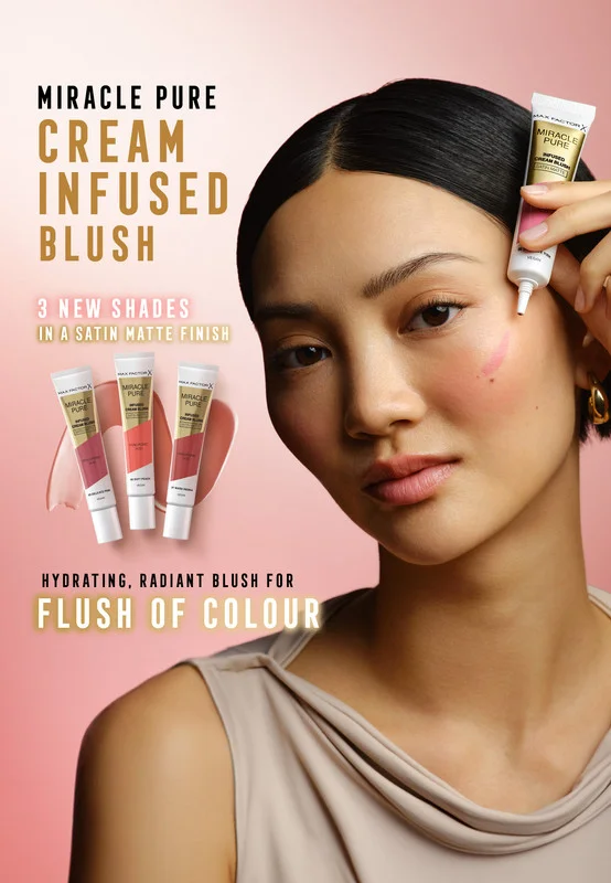 Max Factor Miracle Pure Cream Infused Blush - Soft Peach, 15ml