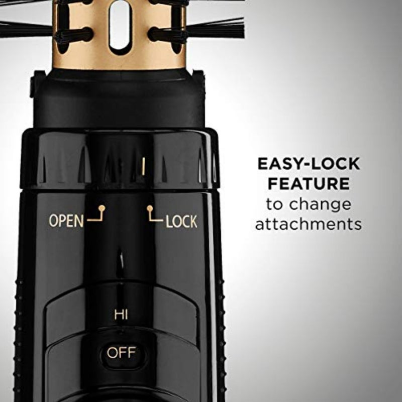 Conair 2-in-1 Hot Air Curling Combo, Includes 1.5-inch Curl Brush and 1-inch Aluminum Bristle Brush - Image 4