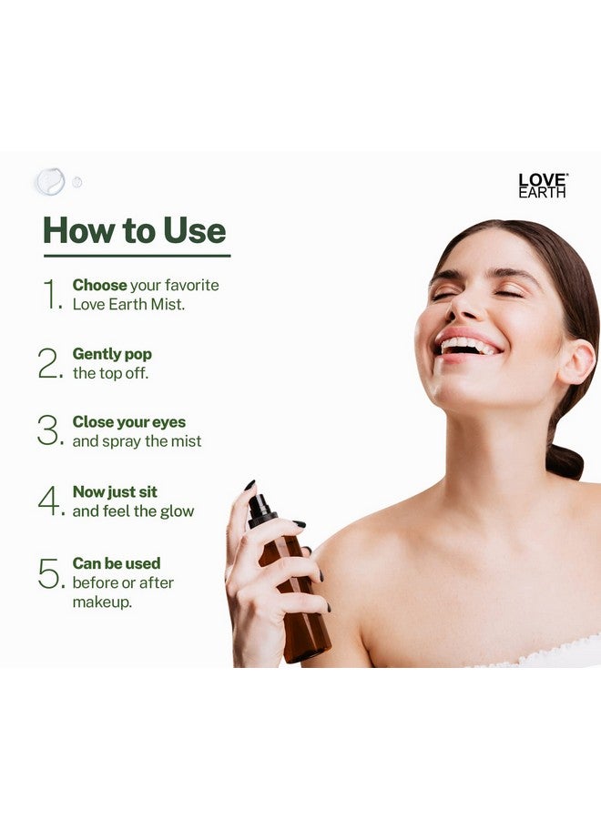Love Earth Jasmine Mogra Face Mist Toner with Jasmine Oil & Extracts for Instant Glow & Even Skin Tone 100ml - Image 3