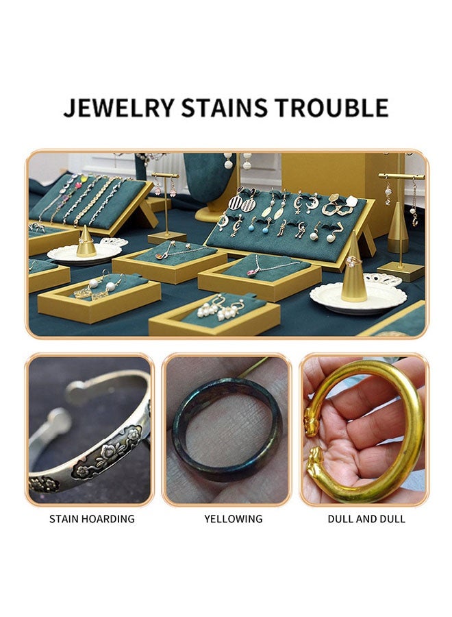 ويليام وير منظف مجوهرات مع منشفة، منظف صدأ لساعات المجوهرات، بخاخ مقاوم للاصفرار، رش سريع لتنظيف المجوهرات، محلول سائل منظف للمجوهرات 120 مل - Image 3