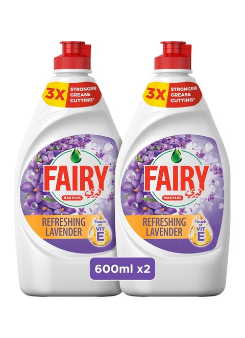 Dishwashing Liquid Refreshing Lavender 2 x 600ml