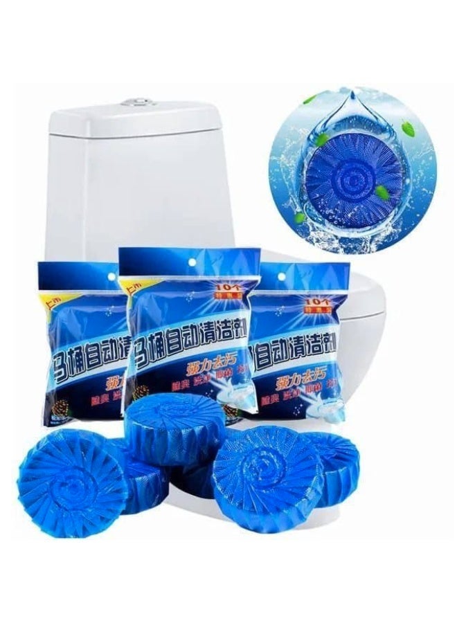 جولدن أروز 10 أقراص فوارة لتنظيف المرحاض تلقائيًا تزيل البقع والأوساخ من المرحاض - Image 1