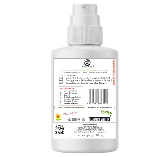Sansar Green® Mealy Bug Instant Hit Spray, Premium Essential Super Powerful Liquid Spray for removing of Mealy Bugs from Plants (100 ml) - Image 4