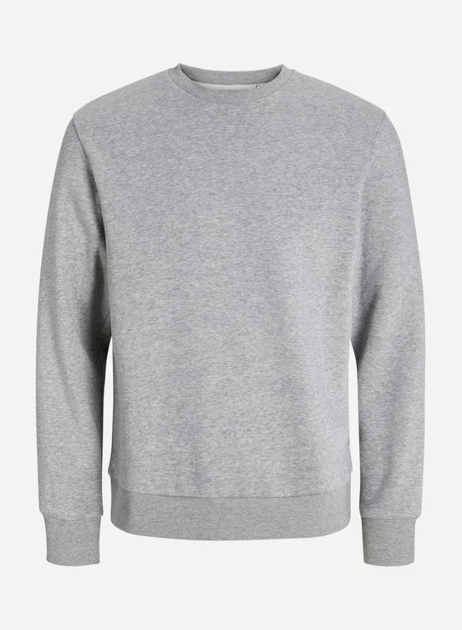 PRODUKT Produkt Grey Basic Crew Neck Sweatshirt