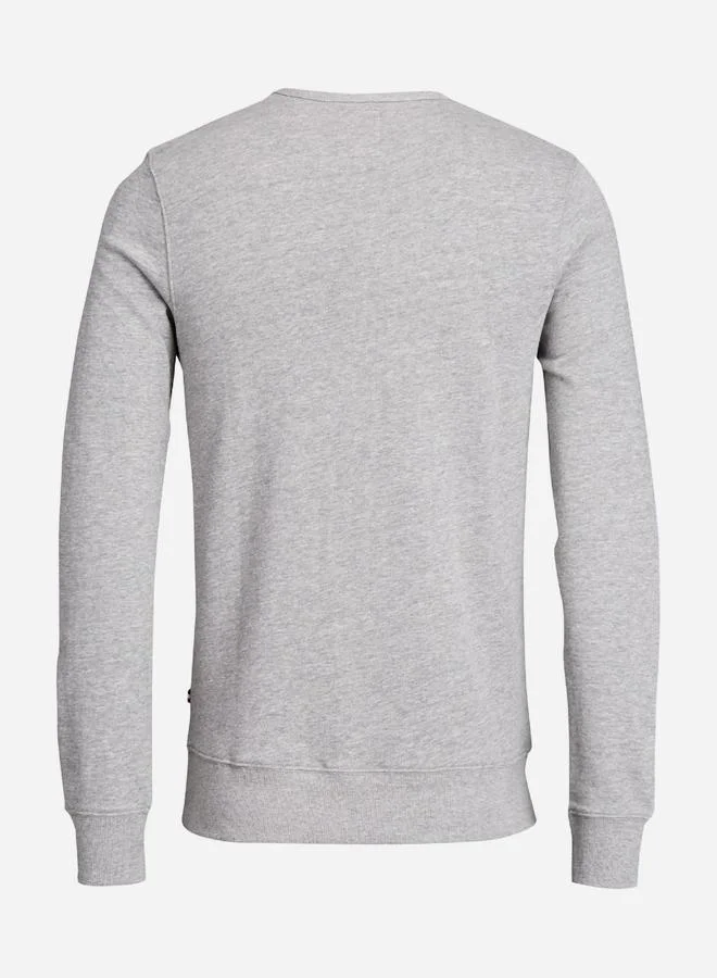 PRODUKT Produkt Grey Basic Crew Neck Sweatshirt