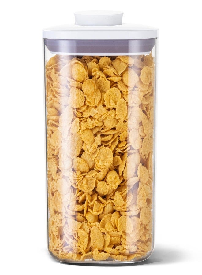 LivLab Cereal Container - 3Lbs Airtight Small Grips POP Rice Dispenser Cat/Dog Food Container (D1005-Z1) - Image 1