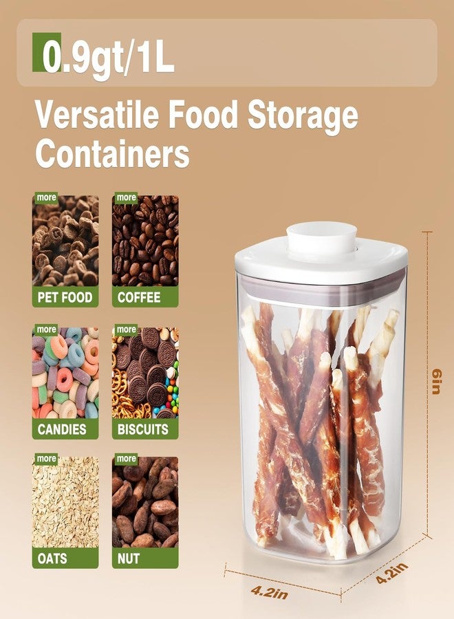 LivLab Cereal Container - 3Lbs Airtight Small Grips POP Rice Dispenser Cat/Dog Food Container (D1005-Z1) - Image 3