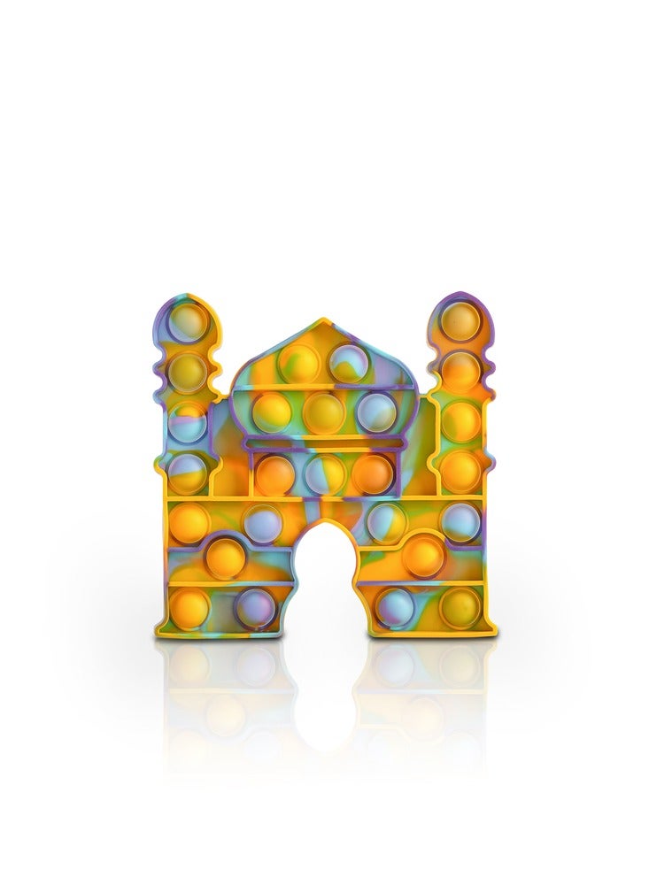 هلالفل هيلالفل لعبة فidgets بوش بوب - المسجد | لعب حسي للأطفال | فقاعة بوش بوب | سيليكون | آمنة للأطفال الصغار | هدية ذات طابع إسلامي - Image 1