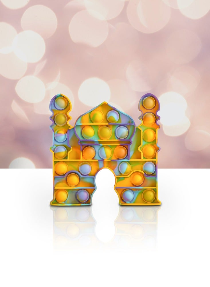 هلالفل هيلالفل لعبة فidgets بوش بوب - المسجد | لعب حسي للأطفال | فقاعة بوش بوب | سيليكون | آمنة للأطفال الصغار | هدية ذات طابع إسلامي - Image 2