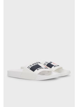 U.S. Polo Assn. أحذية انزلاقية بيضاء للرجال من يو إس بولو أسن 3M نيكو 3Fx 101373187  - Image 4