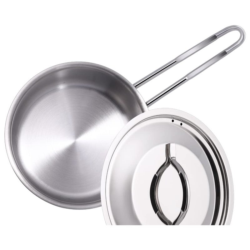 Premier 3-ply Clad Stainless Steel Sauce Pan TPS-16/18 (16 cm) - Image 2