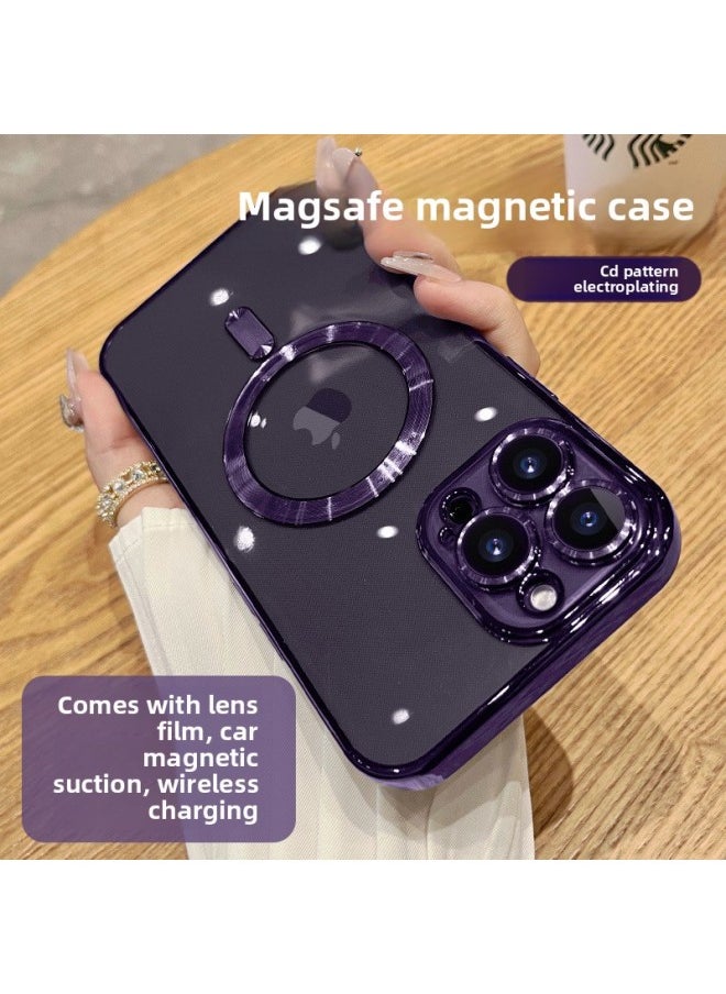 Generic Digital Computer/For Iphone Protective Case For Iphone Protective Cover-Color:Dark Purple-Applicable Model:For Iphone15PRO  - Image 1