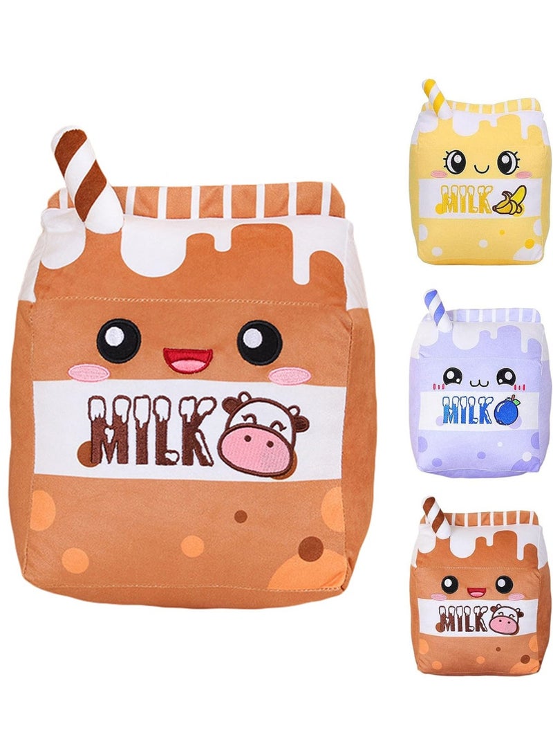SYOSI Milk Plush Pillow Food Shaped Pillow Fruit Milk Pillow Home Hugging Gift for Kids - Image 1
