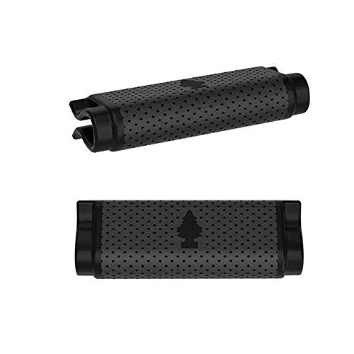 LITTLE TREES Car Air Freshener | Vent Wrap Provides Long-Lasting Scent, Slip on Vent Blade | Black Ice, 4 Packs (4 Count) - Image 2