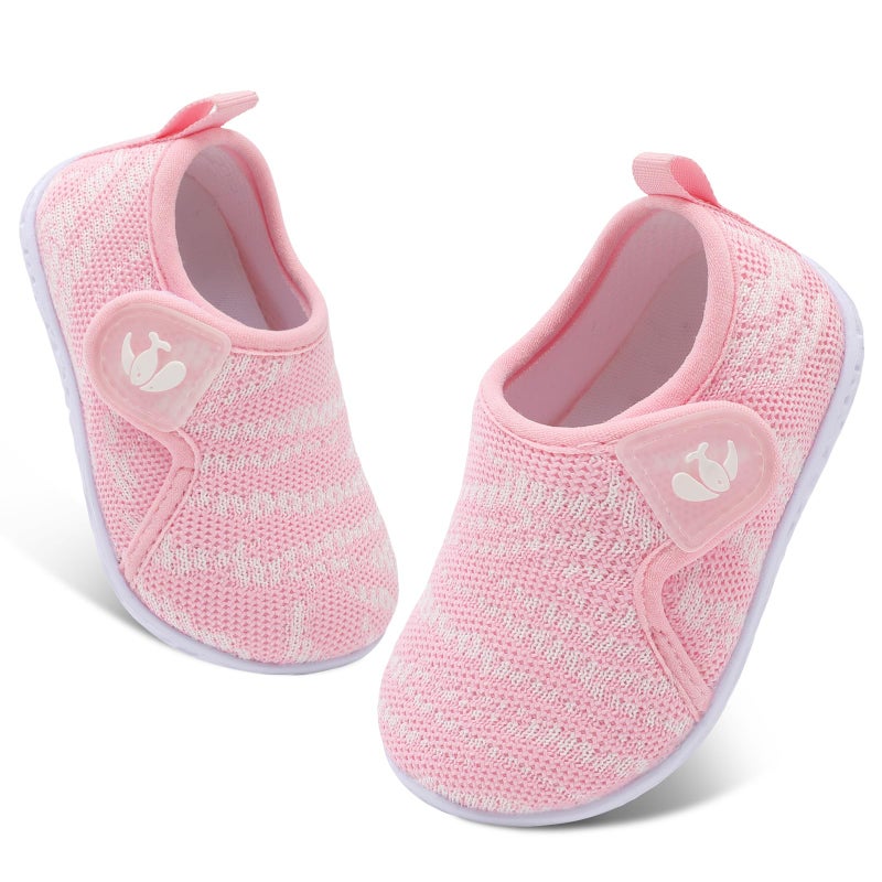 FEETCITY Infant Shoes Girls Boys Soft Sole Toddler Slip On Newborn Crib Casual Sneaker First Walking Skate Shoe - Image 1