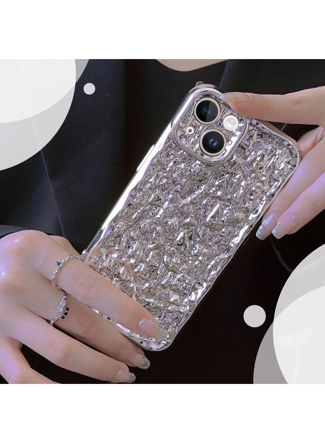 زبون جراب لهاتف iPhone 13 مصنوع من مادة TPU ذات نسيج حجري ثلاثي الأبعاد مطلي بالكهرباء - Image 5