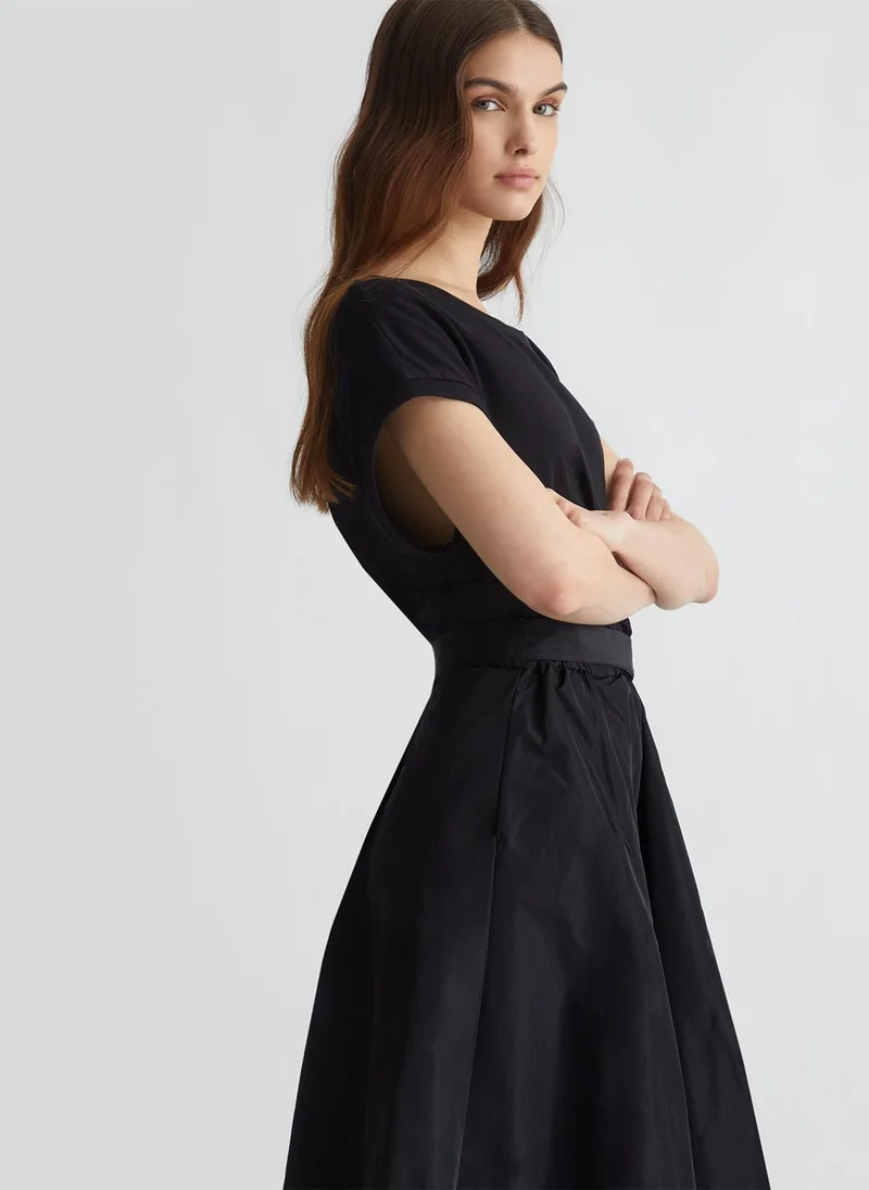 Liu Jo Jersey and taffeta dress