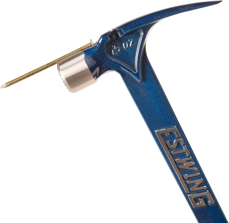 Estwing Ultra Series Hammer - 15 oz Rip Claw Framing Hammer with Milled Face u0026 Shock Reduction Grip - E6-15SM - Image 5