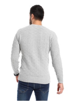 Caesar Wool Mens Pullover With Multi Design  - Image 4