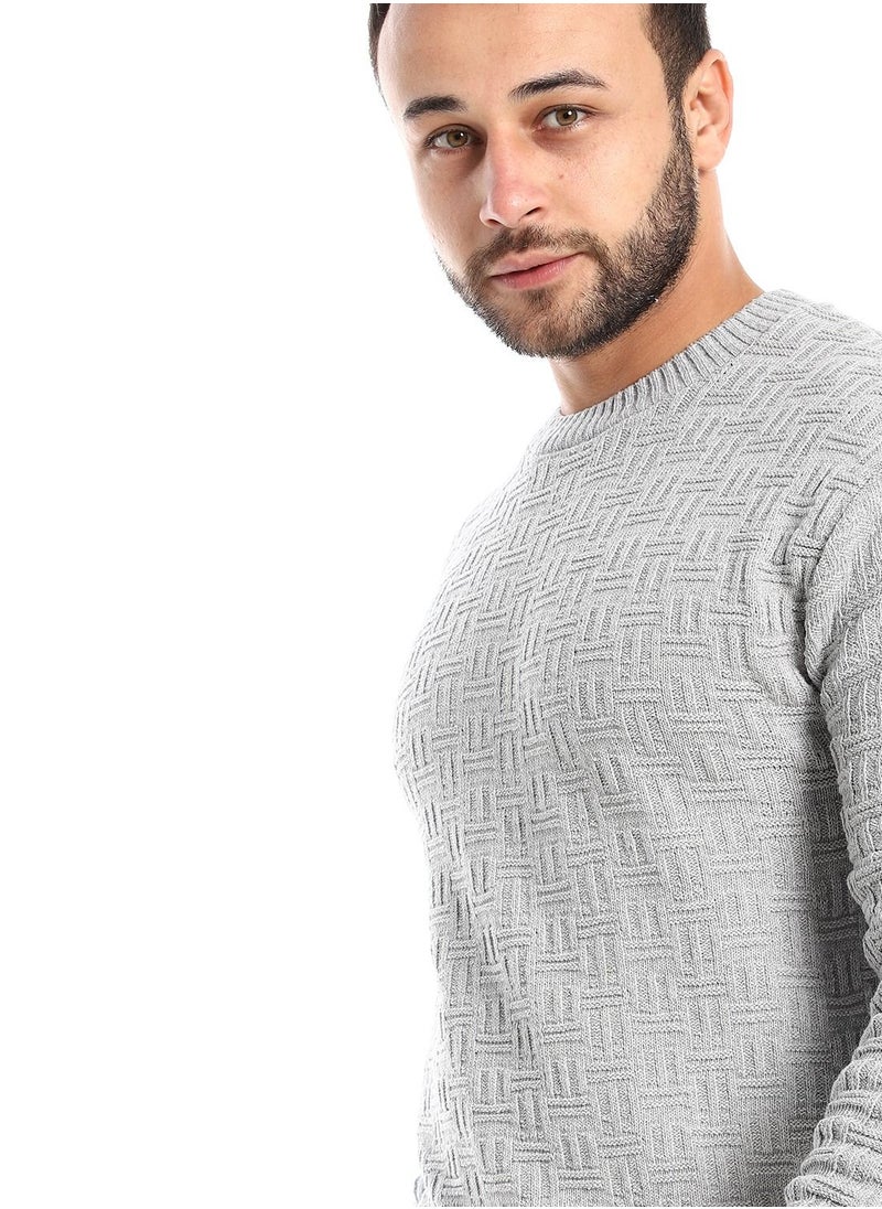 Caesar Wool Mens Pullover With Multi Design  - Image 5