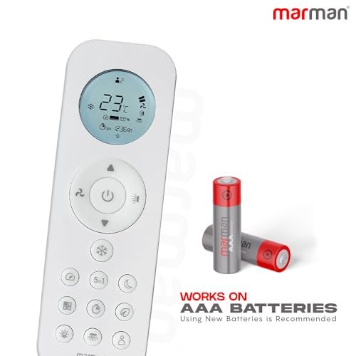 marman® Compatible with Blue Star AC Remote Original Model 301 Suitable for 1 | 1.5 | 2 Ton Split and Window Air Conditioner - Match Remote Key by Key with Existing Remote Control - Image 2