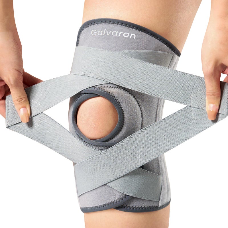 Galvaran Knee Brace for Men Women ACL MCL Meniscus Tear Support Arthritis Pain Relief Stabilizing Knee Braces Support with Side Stabilizers Patella Gel Pad - Image 2