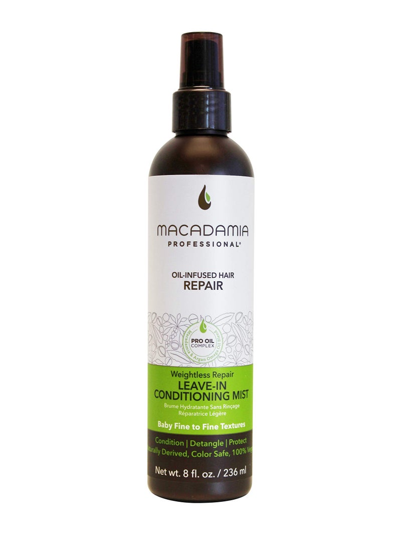 Macadamia Professional Macadamia Natural Oil Professional Weightless Moisture Leave-In Conditioning Mist – 236ml - Image 1