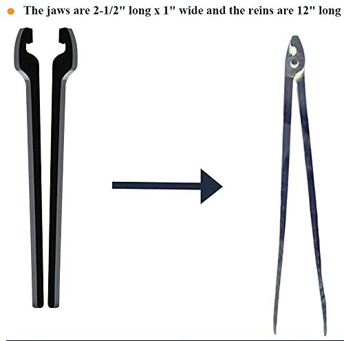 Alvade DIY Rapid Tongs Bundle Set 5 Type of Tong Bundles Set Comes with Rivet for Blacksmith Beginner - Image 5