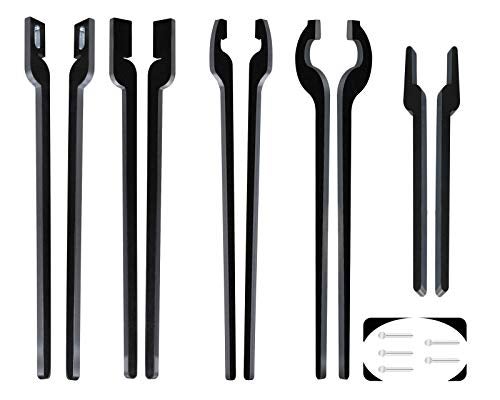 Alvade DIY Rapid Tongs Bundle Set 5 Type of Tong Bundles Set Comes with Rivet for Blacksmith Beginner - Image 1