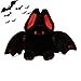NatureMan 177inch Unique Bat Bunny Plush Pillow Kawaii Bat Rabbit Stuffed Animalwith Rabbit Ears and Bat Wings for Kids Black - Image 2
