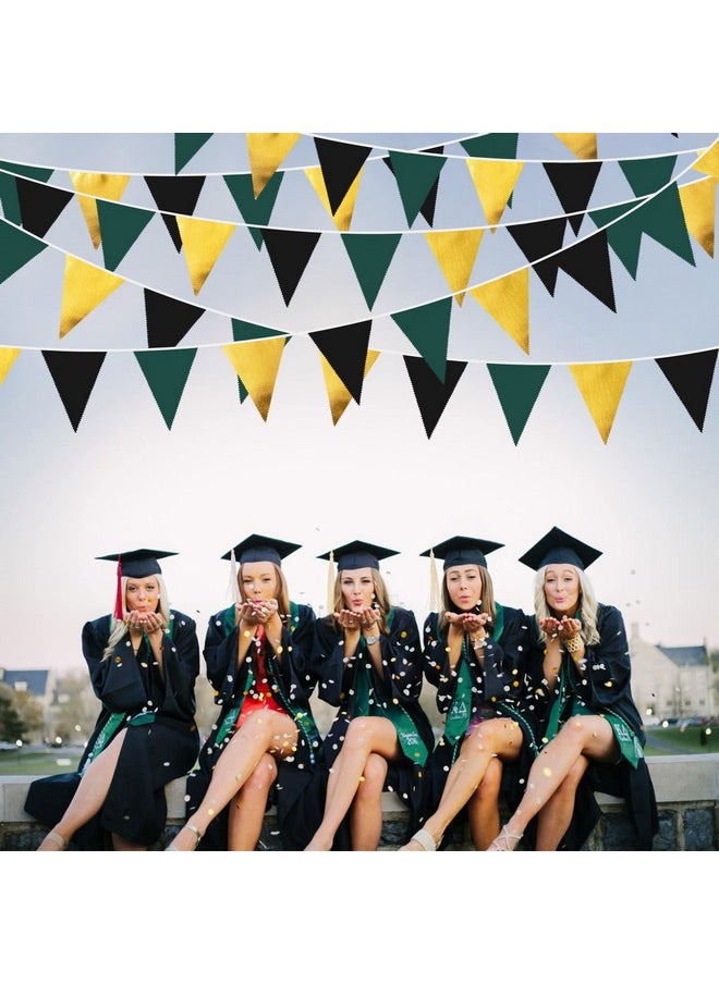 32Ft Gold Green Black Party Decorations Fabric Triangle Banner Flag Pennant Bunting Garland Streamers For Graduation Video Game Birthday Jungle Safari Baby Shower Wedding Outdoor Garden Decorations - pzsku/Z1EFF64D208B4F0562DA4Z/45/_/1720089620/17dccea3-ad0f-4c09-aa48-24882ade41d3