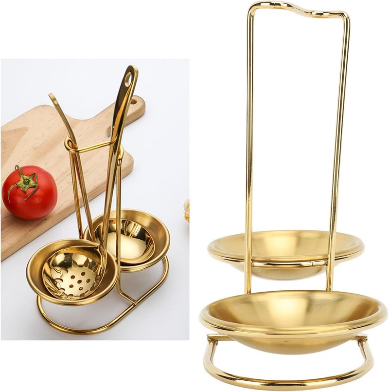 Jeanoko Vertical Stainless Steel Soup Ladle Holder Neat and Organized Stand for Kitchen Cookware Hot Pot, Space Saving Design, Convenient Access for Cooking Utensils - Suitable for Dining Table - Image 5
