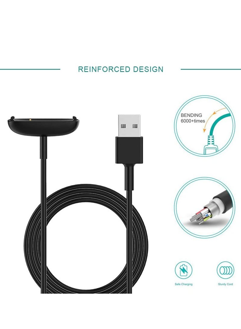 USB Charging Cable Cord Dock Charger Adapter Wire For Fitbit Inspire 2 Smartband -1M  - Image 2
