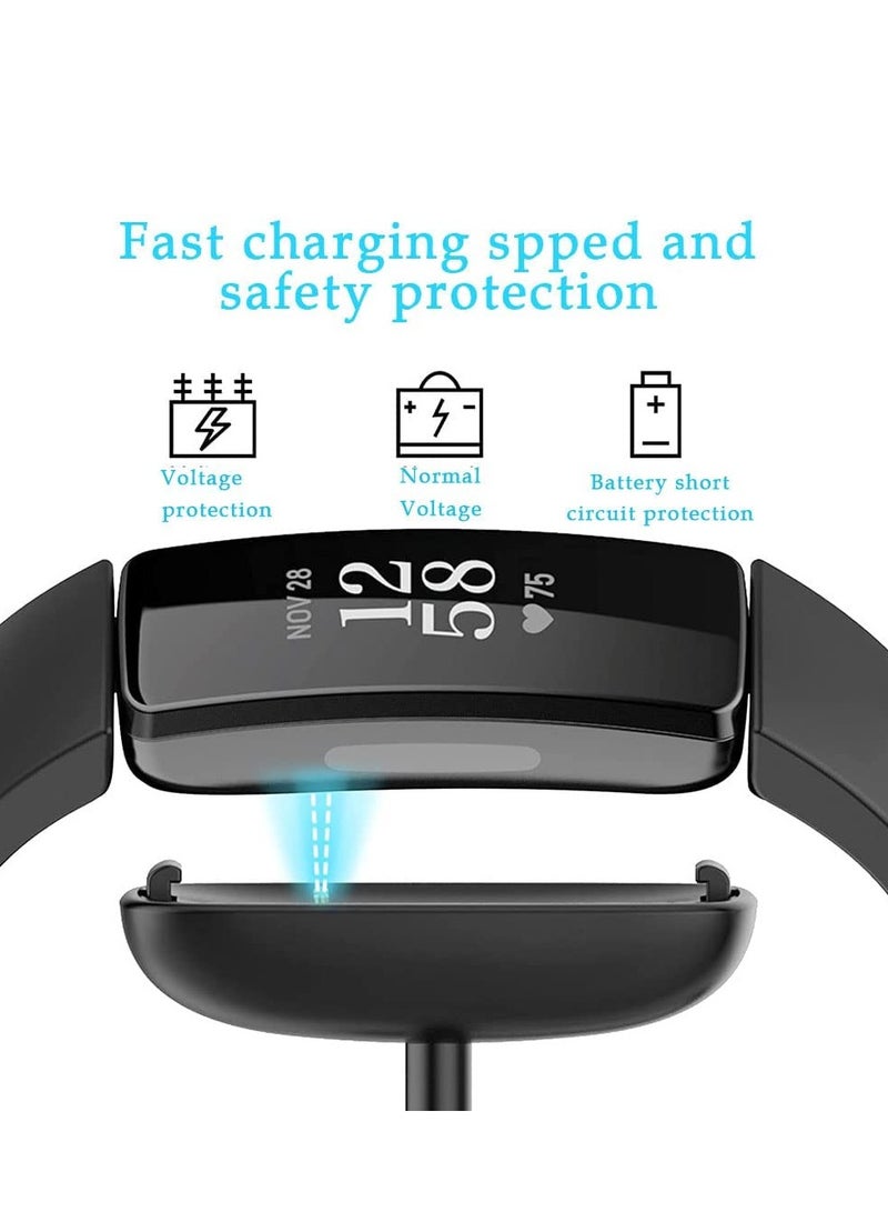 USB Charging Cable Cord Dock Charger Adapter Wire For Fitbit Inspire 2 Smartband -1M  - Image 5