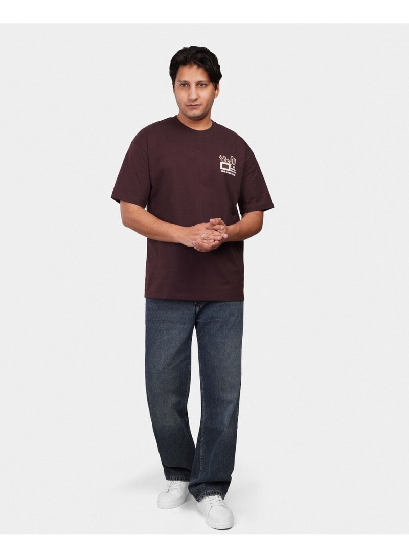 TORINESE "Inspire Cocoa" Graphic Oversize - Image 2