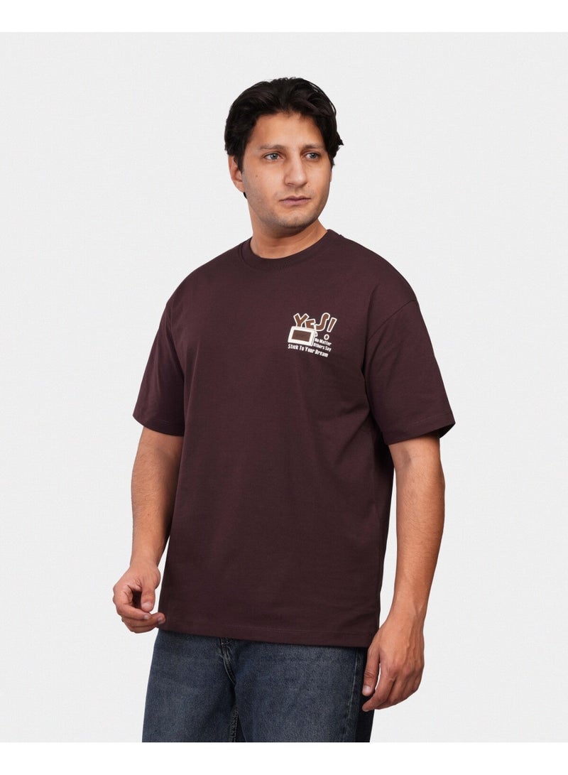 TORINESE "Inspire Cocoa" Graphic Oversize - Image 3