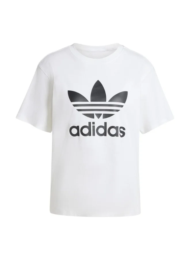 اديداس adidas TREFOIL TEE White Originals Women T-SHIRTS