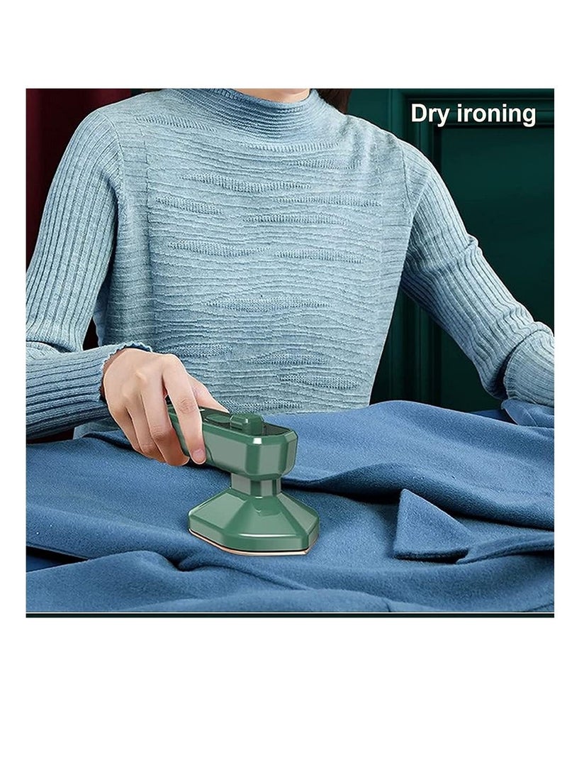 Excefore Micro Steam Iron,Portable Handheld Micro Steam Iron Garment Steamer Mini Ironing Clothes Machine Fast Wrinkle Removal for Household Dormitory Travel - Image 2