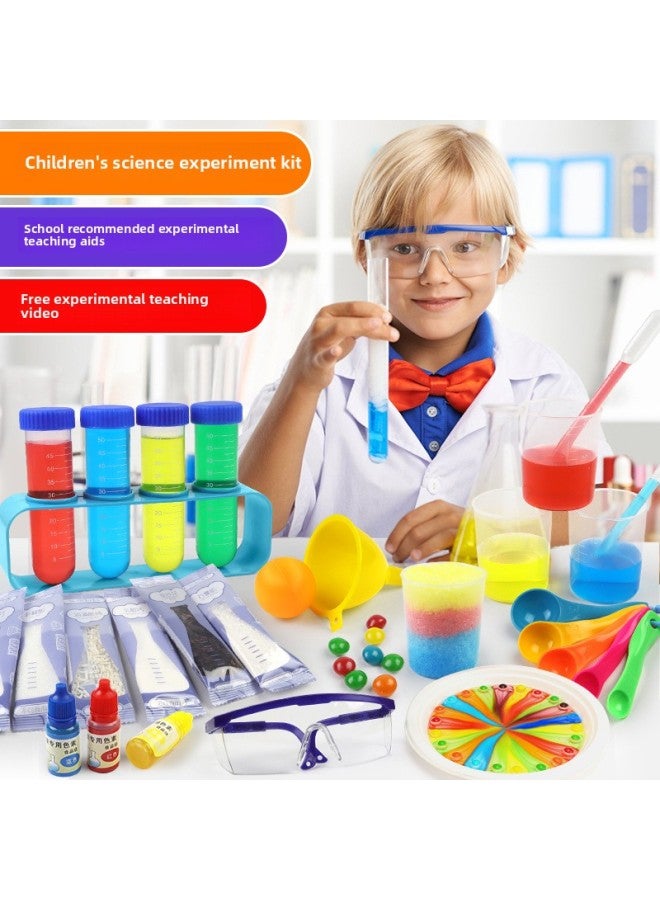 Zhongsheng Science Experiment Children Junior High School Primary School Students Chemical Experiment Equipment Children Steam Handmade Toys-Specifications:68 Experiments Suit [color Box Version]]  - Image 4