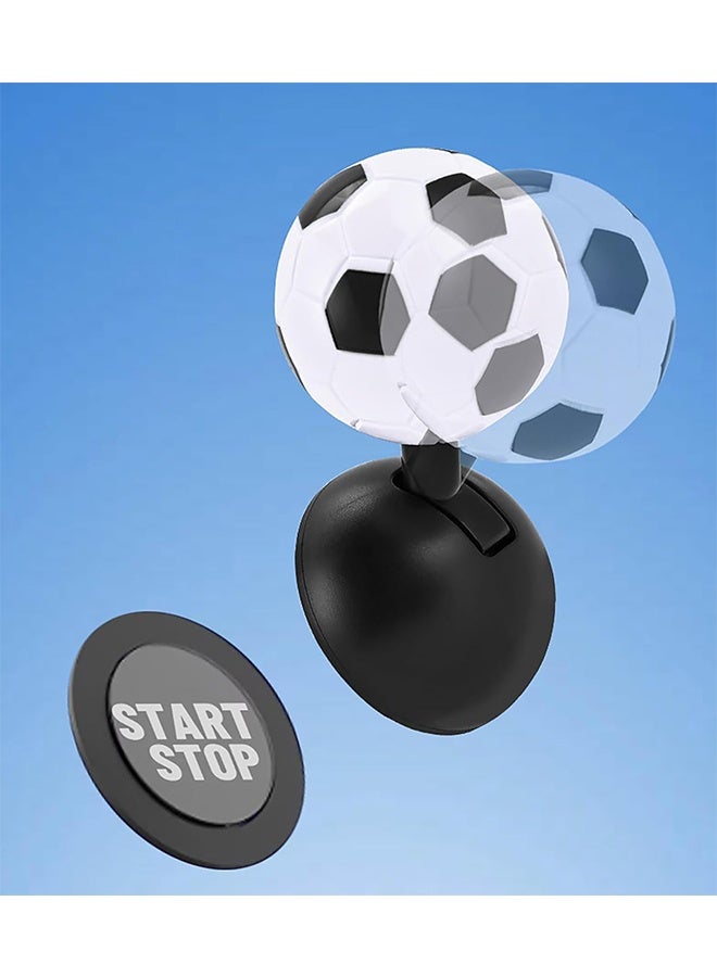 Car Joystick Starter Cover Soccer Push to Start Accessories, Car Starter Engine Start Stop Button Cover, Cool Car Accessories Interior Decor Push to Start Button Rocker(Black) - Image 3