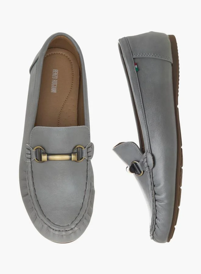 رينزو روجاني Women Metallic Accent Moccasins