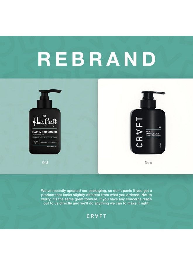 Hair Craft Co. - Crvft Daily Leave In Conditioner For Men [Oil] ; Men'S Hair Moisturizer ; Hair Oil For Men ; For Dry And Damaged Hair (Thick Curly Frizzy Long & More) ; Scented ; (3Oz) Am - Image 1